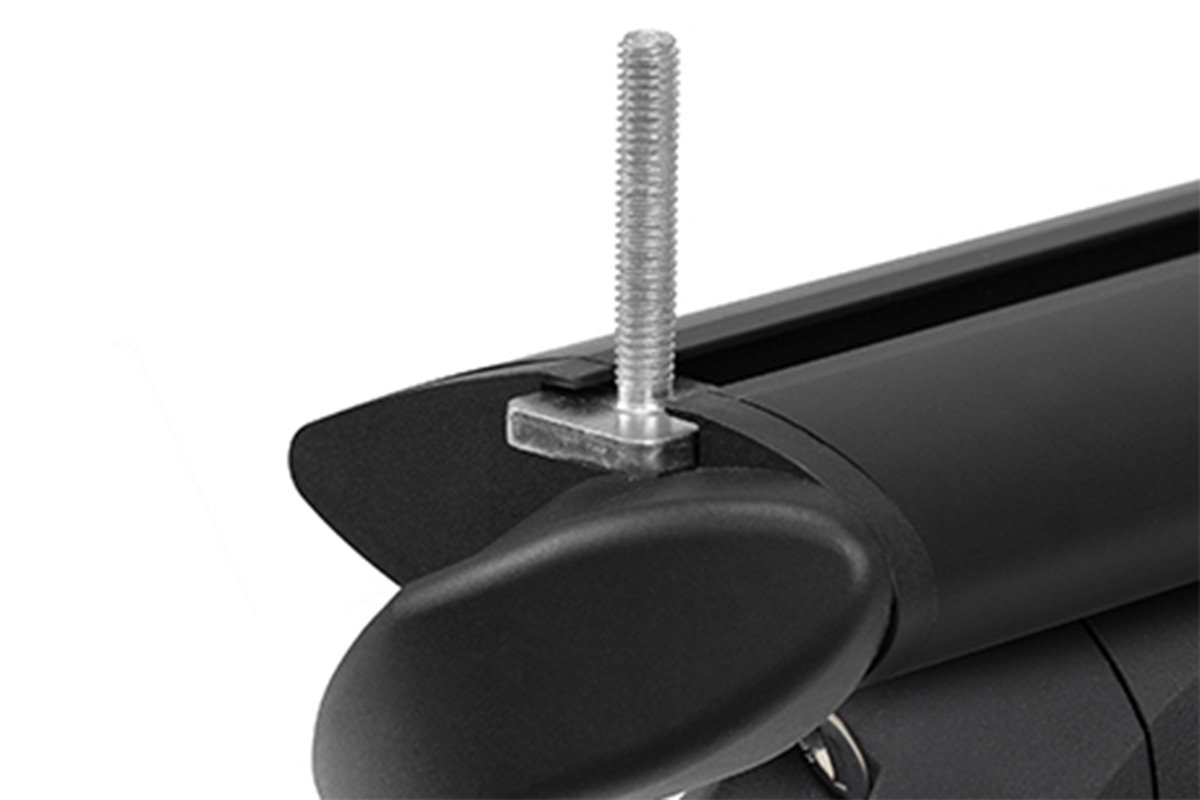 T-drážka v hornej časti tyče – detail