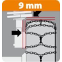 SnowDrive R-9 Gr.14  - snehové reťaze 9mm