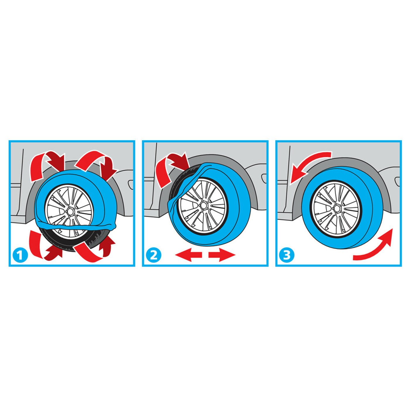 Gran Pree Textilné sněhové řetězy veľkosť 265/45-R20