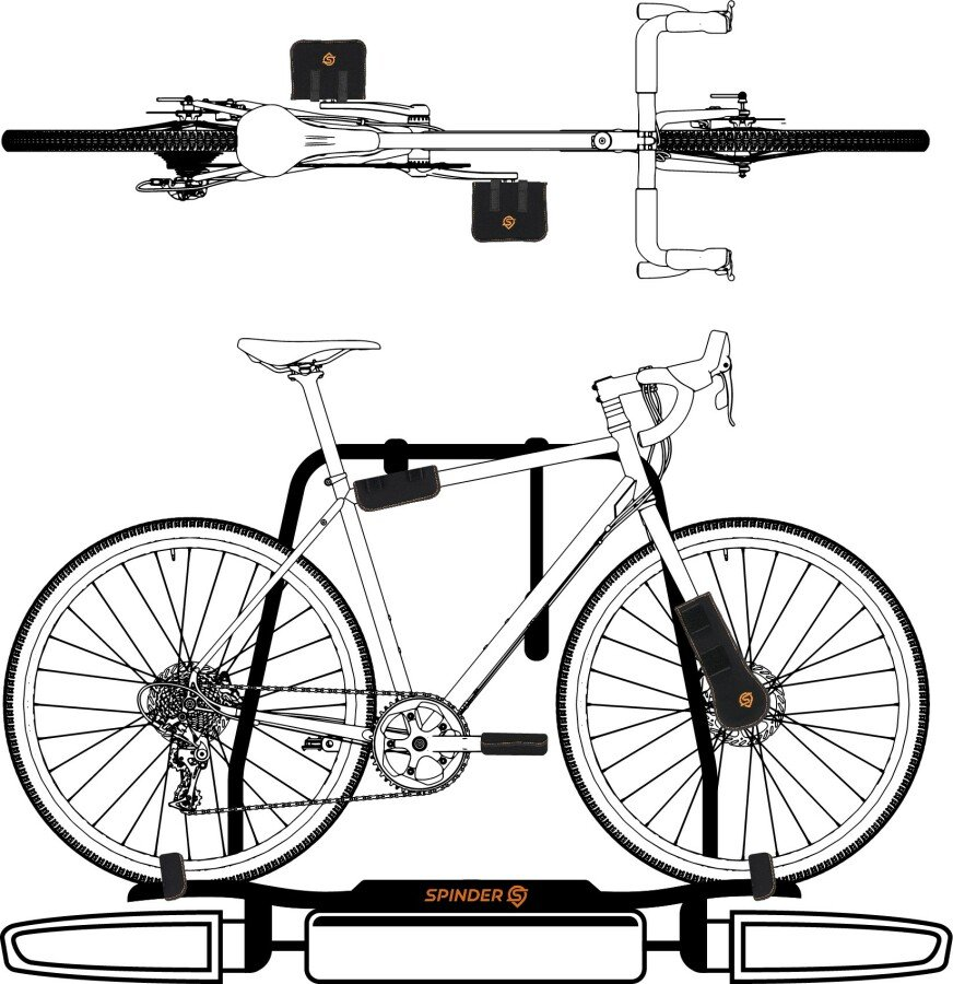 Spinder PS6 sada chráničov na bicykel