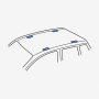 Strešný nosič Thule WingBar Edge Mazda 3 (BP)