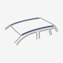 Strešný nosič Thule WingBar Edge Opel Astra Sports Tourer (L)