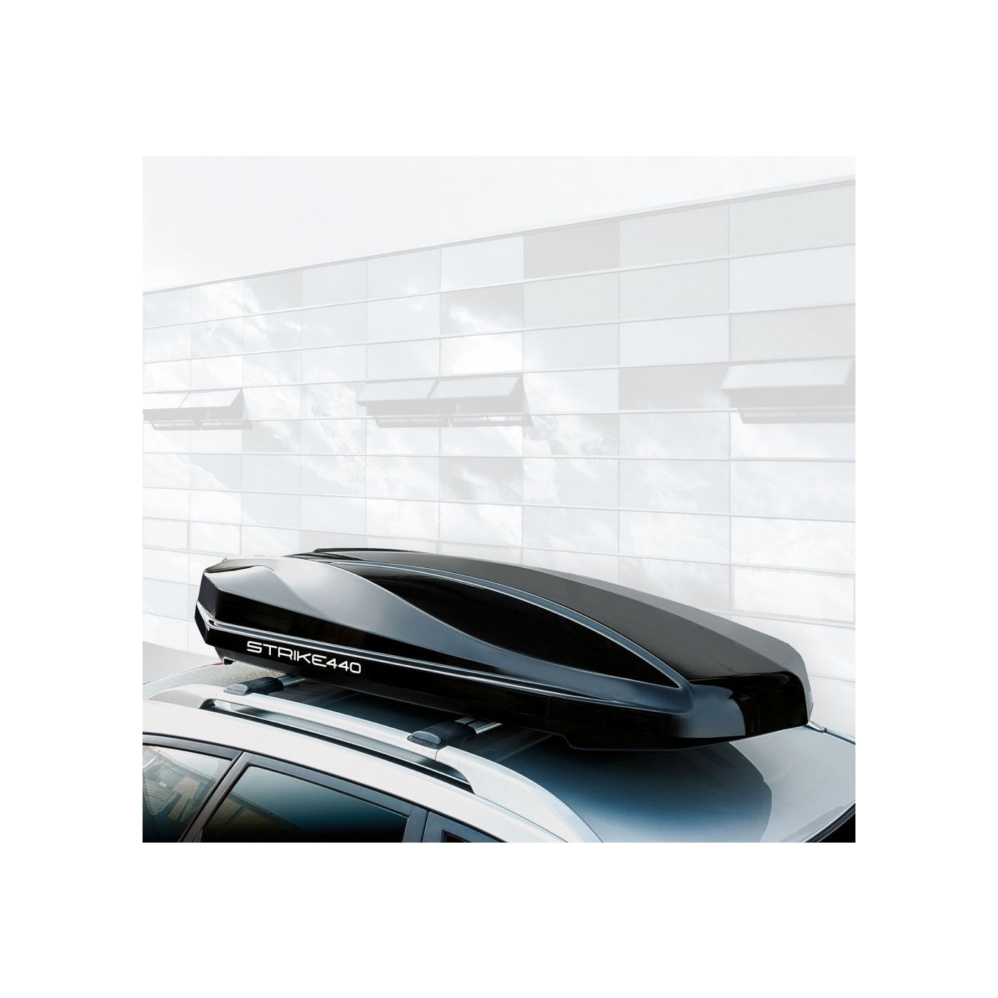 Junior Střešní box STRIKE 440 Black Glossy