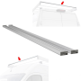 NORDRIVE sada horných priečnych tyčí - 150cm