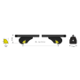 Strešný nosič Nordrive Helio Black Rail - VW Passat Variant