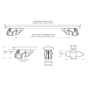 Menabo Fender Black XL strešný nosič Land Rover Freelander 2 (L359)
