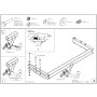 Galia Ťažné zariadenie A0465 typ C pre AUDI Q5 - SUV , r 2008-2016