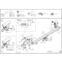 Galia Ťažné zariadenie C0755 typ A pre CITROEN C3 - hatchback , od r 2024