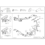 Galia Ťažné zariadenie C0475 typ A pre CITROEN Xsara  Picasso - 5dv , od r 2000