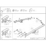 Galia Ťažné zariadenie D0505 typ C pre DACIA Sandero III - hatchback , od r 2020