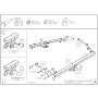 Galia Ťažné zariadenie D0505 typ A pre DACIA Sandero III - hatchback , od r 2020