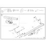 Galia Ťažné zariadenie D0405 typ C pre DACIA Sandero Stepway I - hatchback , r 2008-2012