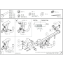 Galia Ťažné zariadenie F1415 typ C pre FIAT Panda 4x4 - hatchback , od r 2012