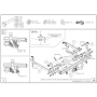 Galia Ťažné zariadenie C0076 typ C pre FIAT Scudo - dodávka , r 1996-2006
