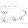 Galia Ťažné zariadenie F0966 typ A pre FORD Focus - kombi , r 2005-2011