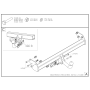 Galia Ťažné zariadenie N0276 typ C pre FORD Maverick - SUV , r 1993-2002