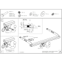 Galia Ťažné zariadenie F1155 typ C pre FORD Mondeo - 4dv, 5dv , r 2007-2014