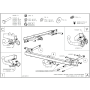 Galia Ťažné zariadenie F1405 typ A pre FORD Tourneo Custom - minibus , od r 2023