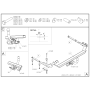 Galia Ťažné zariadenie H0815 typ C pre HONDA City - sedan , od r 2009