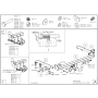 Galia Ťažné zariadenie H0975 typ C pre HONDA HR-V - SUV , r 2014-2021