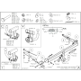 Galia Ťažné zariadenie H1155 typ A pre HONDA Jazz Crosstar - hatchback , od r 2023