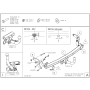 Galia Ťažné zariadenie H0856 typ A pre HYUNDAI i40 - 4dv , od r 2011