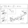 Galia Ťažné zariadenie C0616 typ A pre CHEVROLET Orlando - SUV , od r 2011