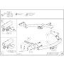 Galia Ťažné zariadenie J0095 typ C pre JEEP Cherokee - SUV , r 2007-2014