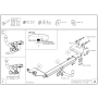 Galia Ťažné zariadenie H0706 typ C pre KIA Sportage - SUV , r 2004-2010