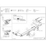 Galia Ťažné zariadenie H0706 typ A pre KIA Sportage - SUV , r 2004-2010