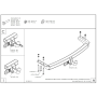 Galia Ťažné zariadenie M0576 typ C pre MITSUBISHI Pajero Sport - SUV , r 1998-2010