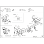 Galia Ťažné zariadenie N0406 typ C pre NISSAN X-Trail - SUV , r 2001-2007