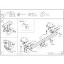 Galia Ťažné zariadenie N0406 typ A pre NISSAN X-Trail - SUV , r 2001-2007