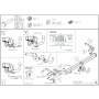 Galia Ťažné zariadenie N0615 typ A pre NISSAN X-Trail - SUV , od r 2022