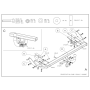 Galia Ťažné zariadenie P0365 typ A pre PEUGEOT 307 SW - kombi , r 2002-2008
