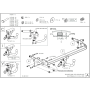 Galia Ťažné zariadenie P0506 typ A pre PEUGEOT 5008 - SUV , od r 2024