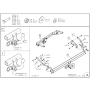 Galia Ťažné zariadenie R0025 typ A pre RENAULT Clio - hatchback , r 1998-2005