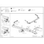 Galia Ťažné zariadenie R0965 typ C pre RENAULT Espace - MPV , r 2015-2020