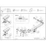 Galia Ťažné zariadenie S1035 typ A pre SUBARU Forester - SUV , r 2008-2013