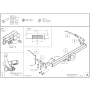 Galia Ťažné zariadenie T0675 typ C pre TOYOTA Corolla - 3dv , r 2002-2007