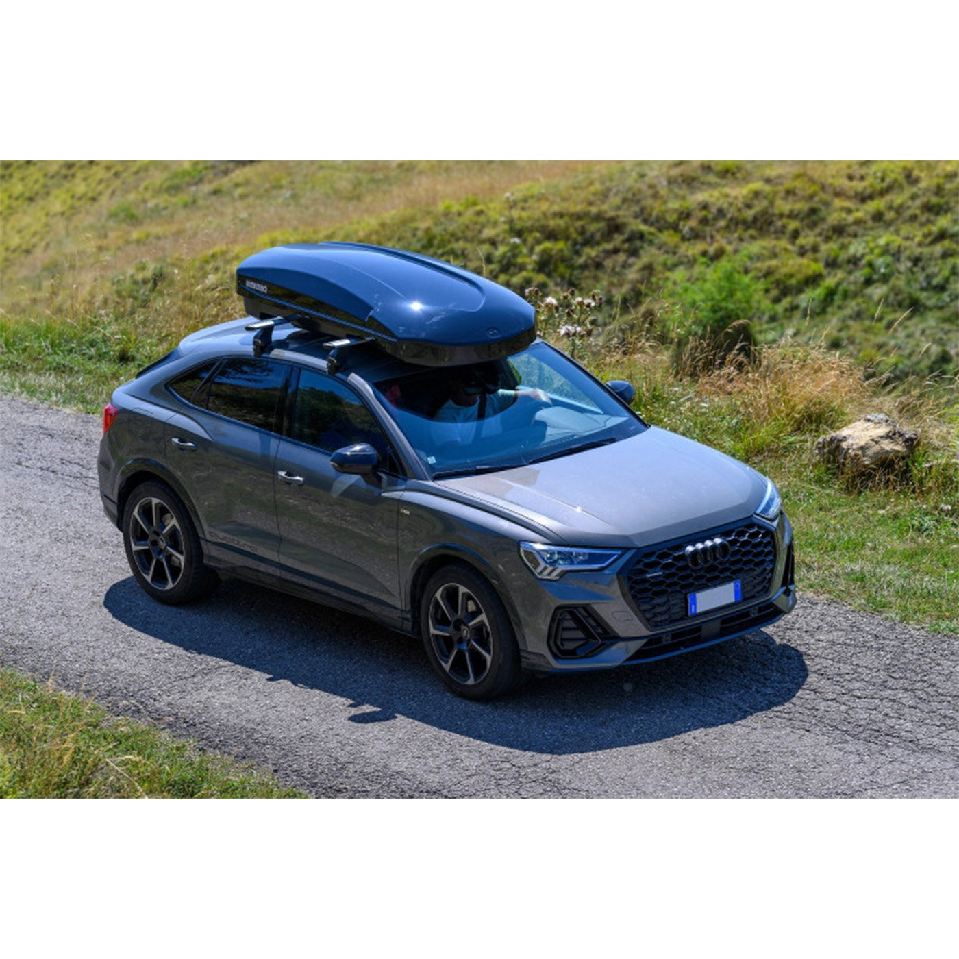 Střešní box Menabo Satellite 550 Black Duo