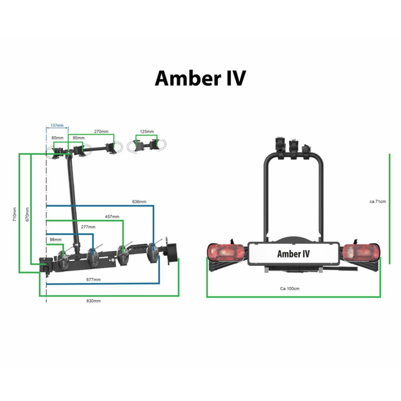 Nosič 4 kol Pro-USER Amber IV