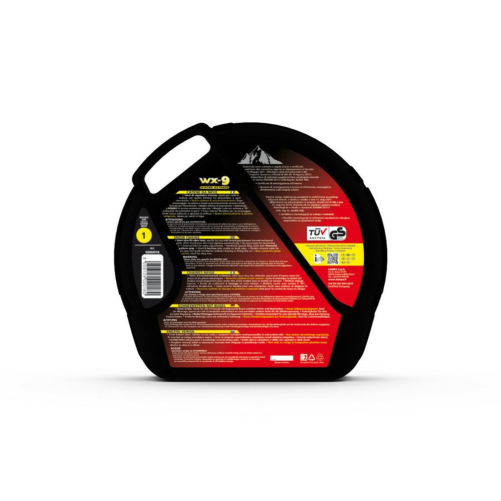 SnowDrive WX-9 GR-12 - sněhové řetězy 9mm